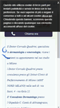 Mobile Screenshot of dermatologoquadrinicorrado.it